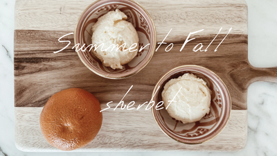 A Summer to Fall Sherbet